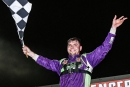 Tyler Erb led flag-to-flag on May 18 at Lawrenceburg (Ind.) Speedway for a $5,000 victory, his first on the revived Northern Allstars circuit. (Ryan Roberts)