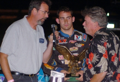 Josh Richards (center) won last year's WoO event at Canandaigua. (Bill Moore Sr.)