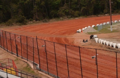 The new red clay at Waycross. (Brian McLeod)