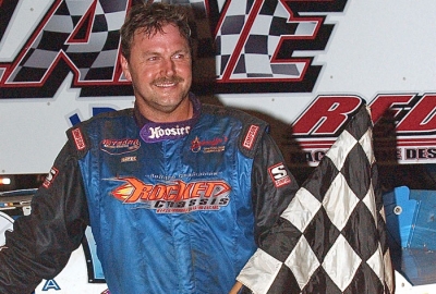 Clint Smith in Cleveland's victory lane. (Brian McLeod)