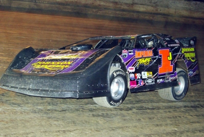 Davey Johnson heads for victory at PPMS. (Frank Wilson)