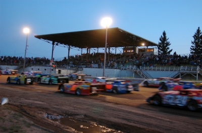 Hibbing Raceway is undergoing a facelift, including a widening of turn three, before its richest race. (chrisburback.com)