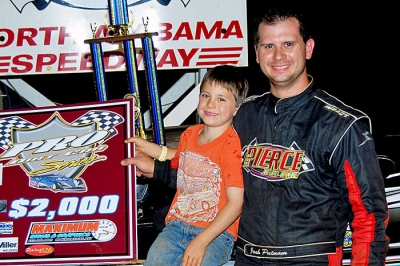 Josh Putnam scored a $2,000 victory at North Alabama Speedway. (photobyconnie.com)