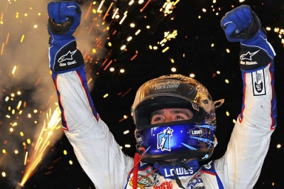 Jimmie Johnson celebrates last year's Prelude victory. (thesportswire.net)