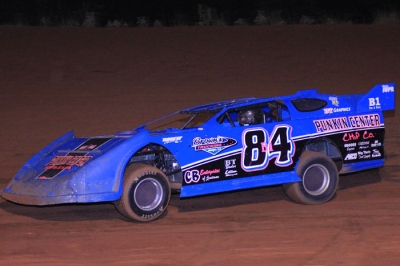 Kyle Cummings, driving Nicholas Brown's car, was third in the race honoring his father. (Best Photography)