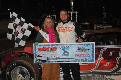 Travis Yow earned $4,200 at County Line Raceway. (Redclay Rebel Photography)
