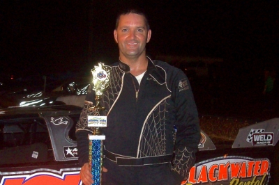 Shep Lucas won Flomaton Speedway's Jarrod Johns Memorial. (Jonathan Joiner)