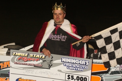 Jamie Lathroum was crowned King of the Knob. (Tommy Michaels)