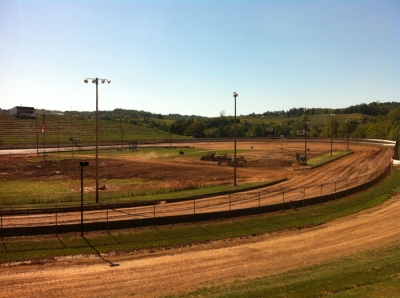 The reconfigured WVMS looking toward turns three and four. (Zach Yost)