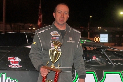 Jeremy Keller earned $2,500 for his Stock Car Stampede victory. (crpphotography.com)