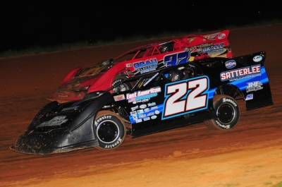 Gregg Satterlee (22) goes by Brian Tavenner (37) en route to victory. (Travis Trussell)
