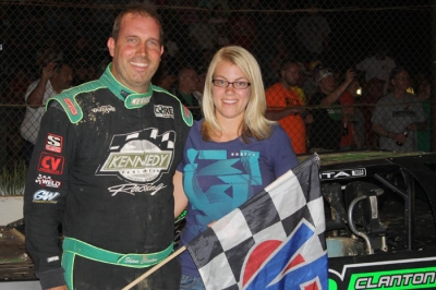 Shane Clanton gave his wife Michelle a special birthday present at Stateline. (Kevin Kovac)