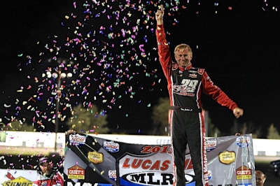 Tony Jackson Jr. celebrates after wrapping up his first MLRA title. (Todd Boyd)