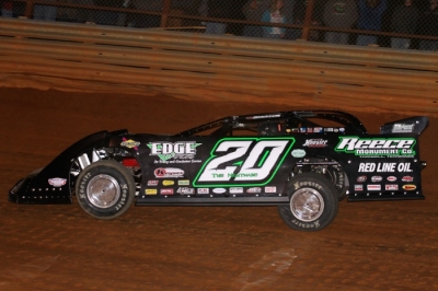 Jimmy Owens steers his new Club 29 Race Car to victory. (Chad Wells photo)