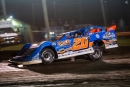 Ricky Thornton Jr. on his way to a $25,000 victory in May 10&#039;s Lucas Oil Series-sanctioned Farmer City 74 at Farmer City (Ill.) Raceway. (heathlawsonphotos.com)