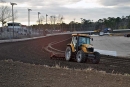 Volusia Speedway Park's half-mile oval is prepped for Monday's UNOH DIRTcar Nationals opener. (DirtonDirt.com)