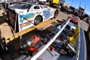 The pit area of Jimmy Mars on Friday at Lucas Oil Speedway before the first night of the 21st annual Show-Me 100. (thesportswire.net)