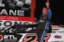 Chad Simpson earned $3,000 on July 25 for a Malvern Bank East Series victory at Winneshiek Raceway in Decorah, Iowa. (mikerueferphotos.photoreflect.com)