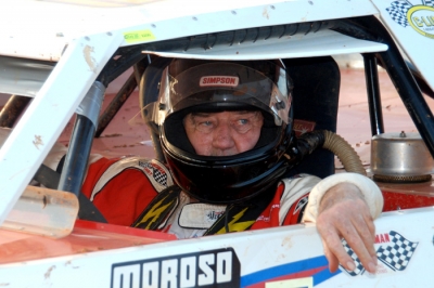 C.J. Rayburn behind the wheel. (DirtonDirt.com)