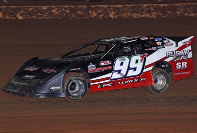 Eric Turner heads for victory Friday. (Ron Mitchell)