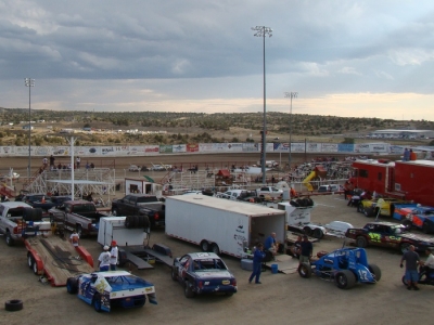 Aztec drew 29 Late Models and 115 race cars overall on Sunday. (Tabatha Bray)