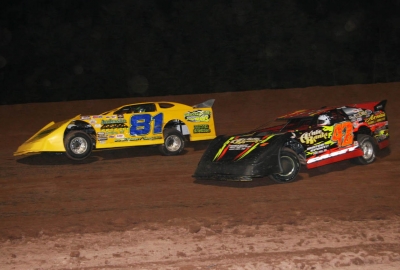 Anderson held off Casey, but was DQ'd after the race. (Ken Johnson)