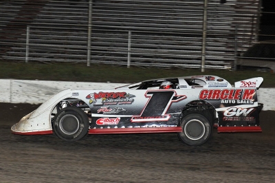 Will Vaught heads to victory after starting 12th at I-80. (fasttrackphotos.net)