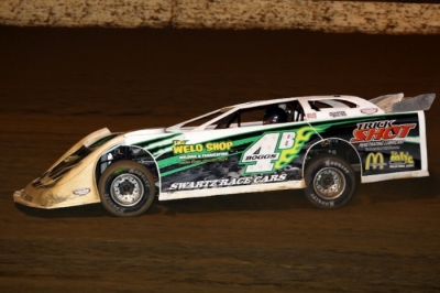 Jackie Boggs heads to his second career Lucas Oil Late Model Dirt Series victory. (rdwphotos.smugmug.com)