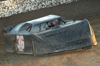 Jesse Stovall steers a Larry Brown-owned No. 36. (photofinishphotos.com)
