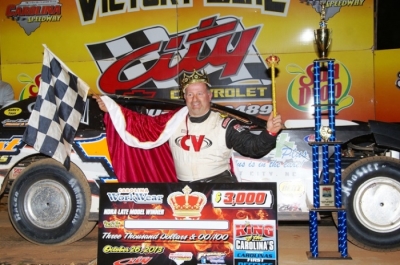 Ricky Weeks was crowned at Carolina Speedway. (Randy Houser)