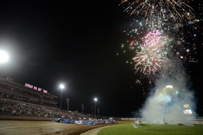 Parade lap for the Show-Me 100. (Todd Boyd)