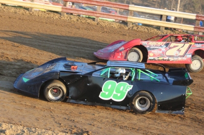 Charlie Floyd (99F) at Southern Ohio Speedway. (Michael Hamilton)