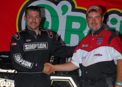 Madden (left) and series promoter Ray Cook. (mrmracing.net)