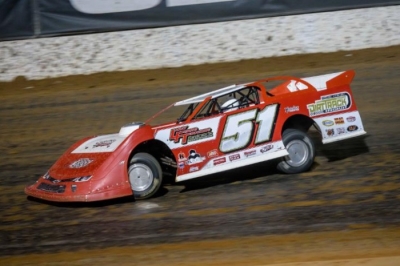 Larry Ferris at Lucas Oil Speedway. (Kenny Shaw)