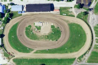 The quarter- and half-mile layouts via Apple Maps.