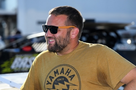 Zack Dohm in the Florence pits. (mrmracing.net)