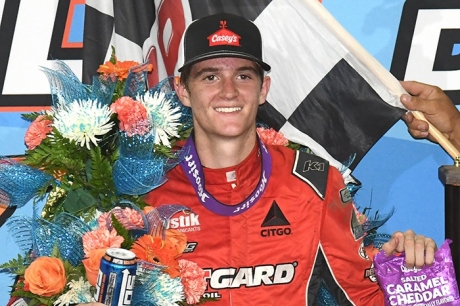 Knoxville Nationals sprint car winner Ryan Timms (Paul Arch)