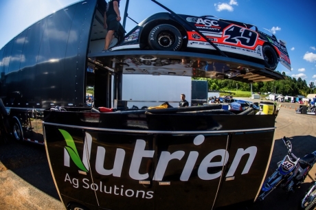 The Double L Motorsports pit area at Port Royal. (heathlawsonphotos.com)
