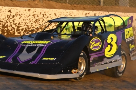 Matt Miller tours Eldora Speedway. (Mike Campbell)