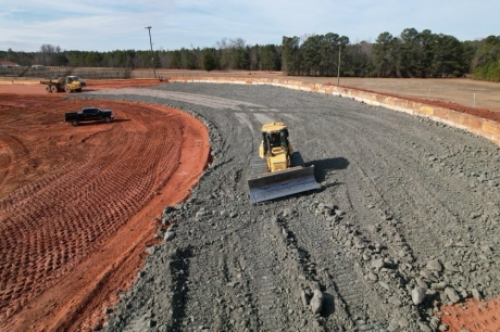 Owner Ronnie Powell handles the Modoc surface. (facebook.com/modocspeedway)