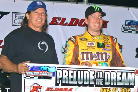 Kyle Busch won the Prelude to the Dream in 2012. (Jeremey Rhoades)