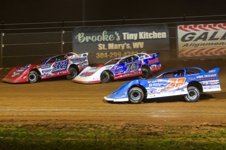Dennis Erb Jr. (28) mixes it up at WVMS. (Zach Yost)