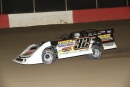Chris Simpson en route to his third overall victory of 2022 on Thursday night at Dubuque (Iowa) Speedway with the MARS Racing Series. (mikerueferphotos.photoreflect.com)