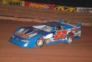 Brad Hall pilots a Chris Estes-backed machine to a $5,000 victory in a 60-lap Advance Auto Parts Thunder Series main event at Tazewell (Tenn.) Speedway on Sept. 3, 2006. (mrmracing.net)