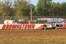 Hudson O&#039;Neal led all 40 laps Sept. 24 at Brownstown (Ind.) Speedway in a makeup of the previous night&#039;s makeup on the Lucas Oil Late Model Dirt Series. (Todd Battin)