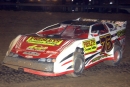 Terry Phillips of Springfield, Mo., heads to victory in the Midwest LateModel Racing Association-sanctioned Al Bodenhamer Memorial at Adrian (Mo.) Speedway on Sept. 28. 2006. (Todd Turner)