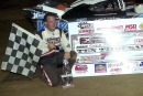 Ashland, Ky.’s Steve Francis picked up an Xtreme DirtCar Series victory  at Raceway 7 in Conneaut, Ohio, on July 4, 2003. It was his  second-straight series win. (Todd Battin)