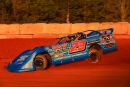 Michael Rouse on his way to March 18&#039;s Mark Batten Memorial victory on the Steel Block Bandits Dirt Late Model Challenge at Halifax County Motor Speedway in Brinkleyville, N.C., worth $10,000. (Zack Kloosterman)