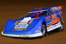 Ricky Thornton Jr. races to a $23,023 victory May 31 at Florence Speedway in Union, Ky., on the Castrol FloRacing Night in America. (joshjamesartwork.com)