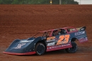 Cory Hedgecock during a victorious night June 2 with the Crate Racin&#039; USA Dirt Late Model Series at I-75 Raceway in Sweetwater, Tenn. (Brian McLeod/Dirt Scenes)